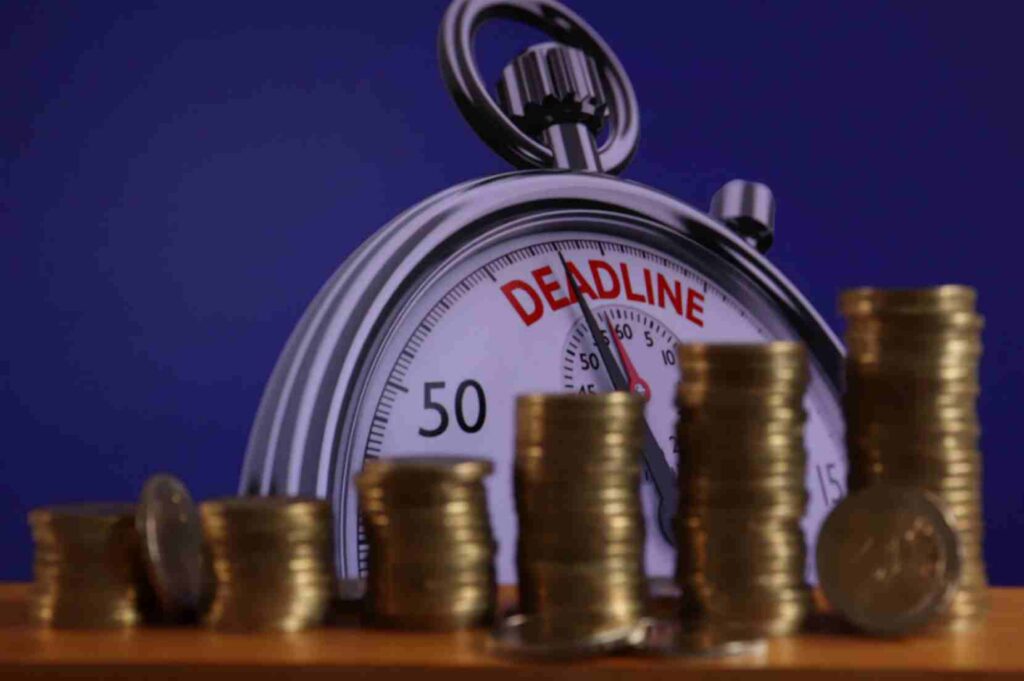 Speed Matters - Clock watch showing the deadline is approahing